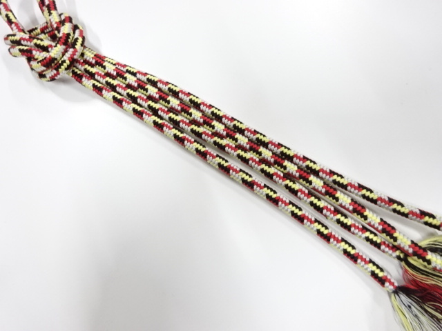 正絹　手組帯締め